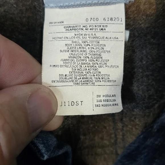 Carhartt Classic Blue Denim Jacket - Picture 2 of 3